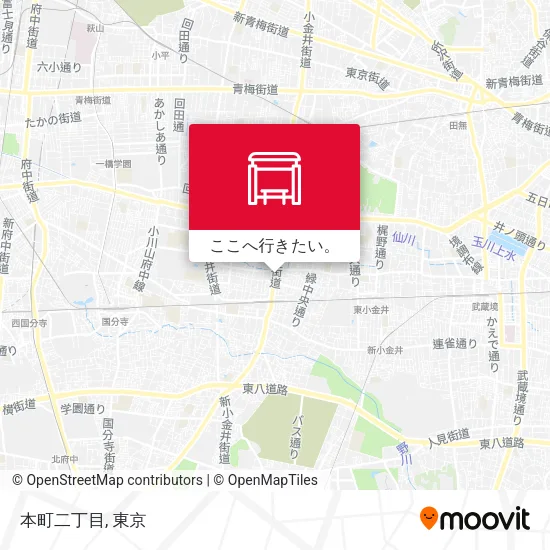 本町二丁目地図