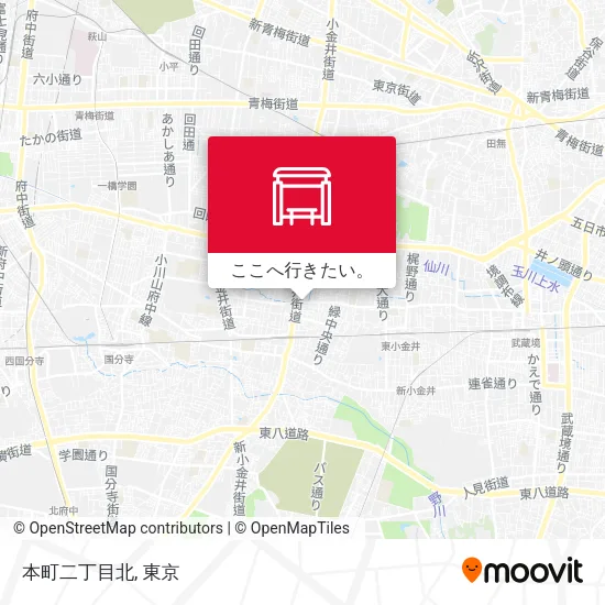 本町二丁目北地図