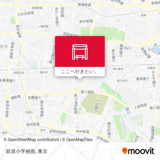 前原小学校前地図