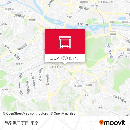 馬引沢二丁目地図