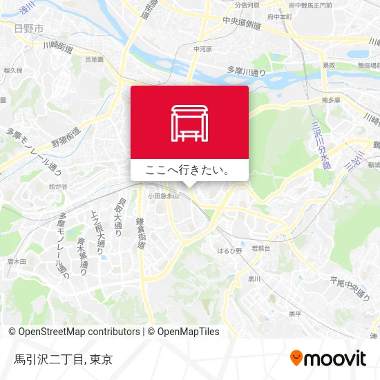 馬引沢二丁目地図