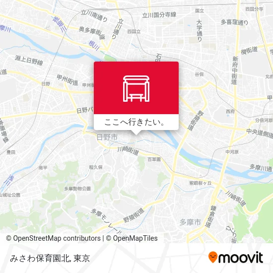 みさわ保育園北地図