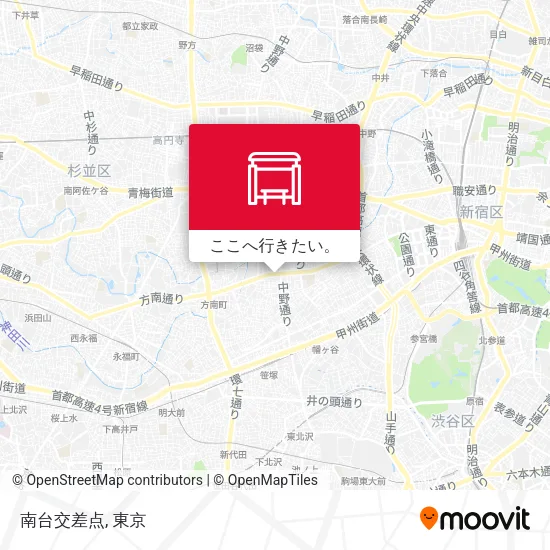 南台交差点地図