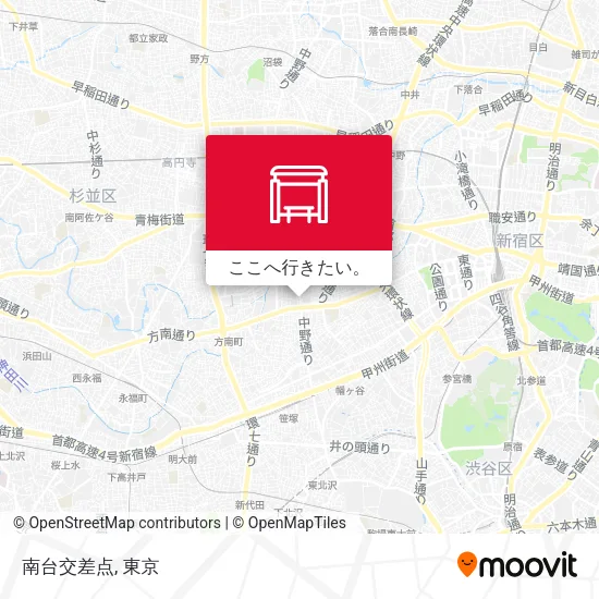 南台交差点地図