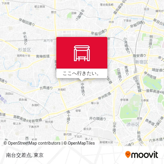 南台交差点地図