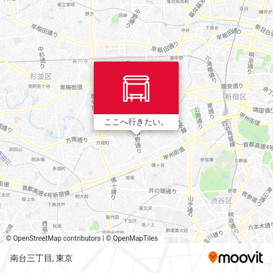 南台三丁目地図