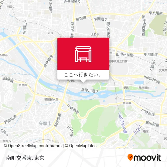 南町交番東地図