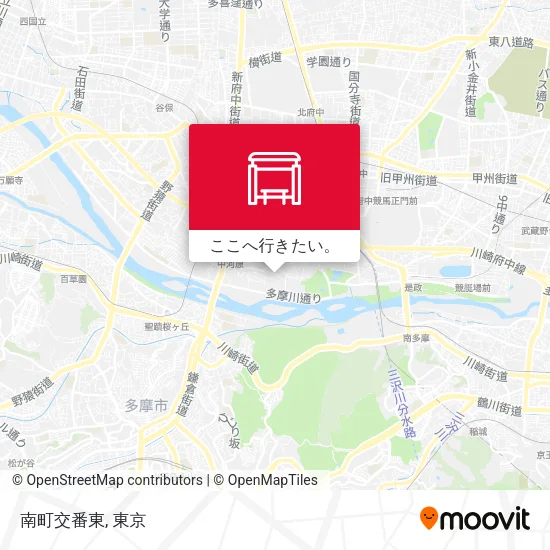 南町交番東地図