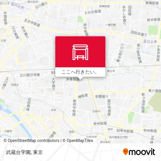武蔵台学園地図