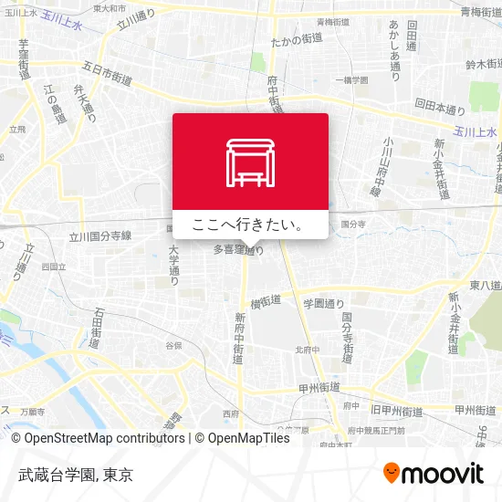 武蔵台学園地図