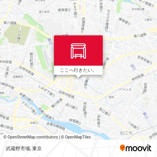 武蔵野市場地図