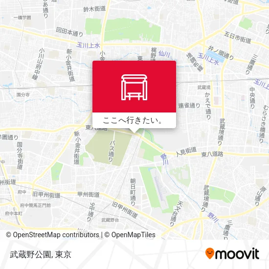 武蔵野公園地図