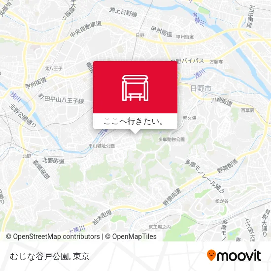 むじな谷戸公園地図
