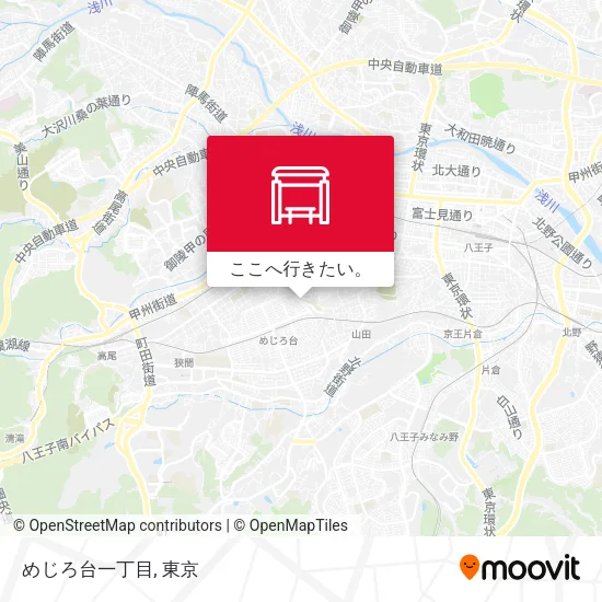 めじろ台一丁目地図