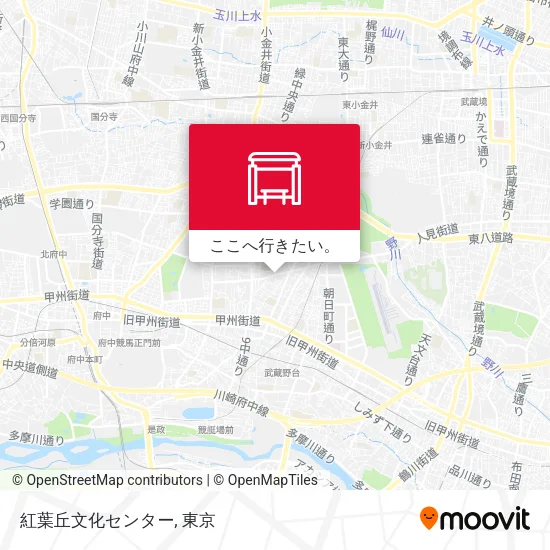 紅葉丘文化センター地図