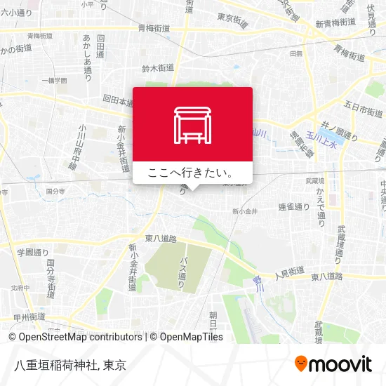 八重垣稲荷神社地図