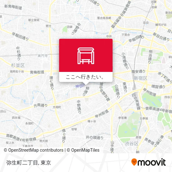弥生町二丁目地図