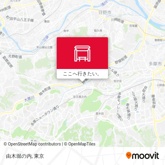 由木堀の内地図