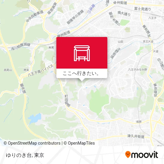 ゆりのき台地図
