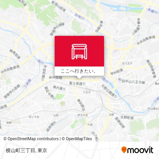 横山町三丁目地図