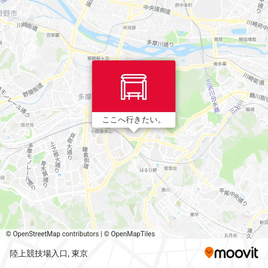 陸上競技場入口地図