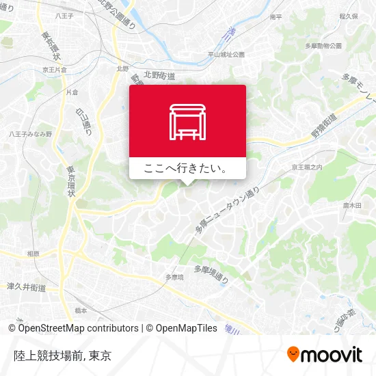 陸上競技場前地図