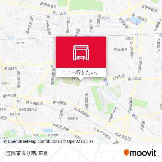 霊園東通り南地図