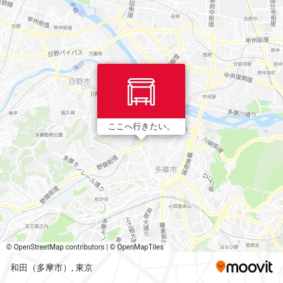 和田（多摩市）地図
