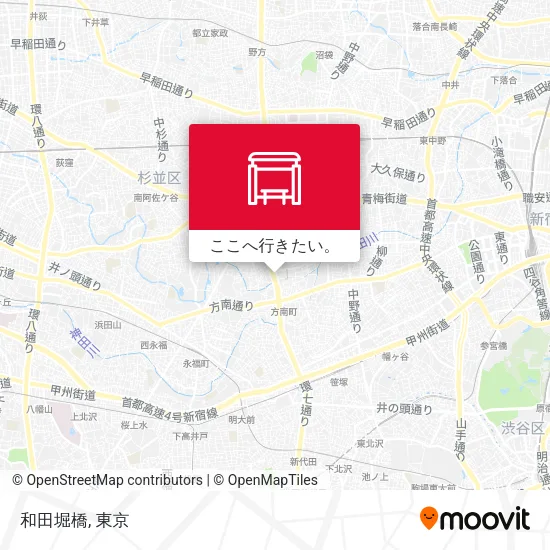 和田堀橋地図