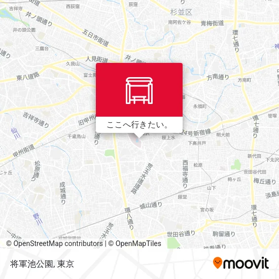 将軍池公園地図