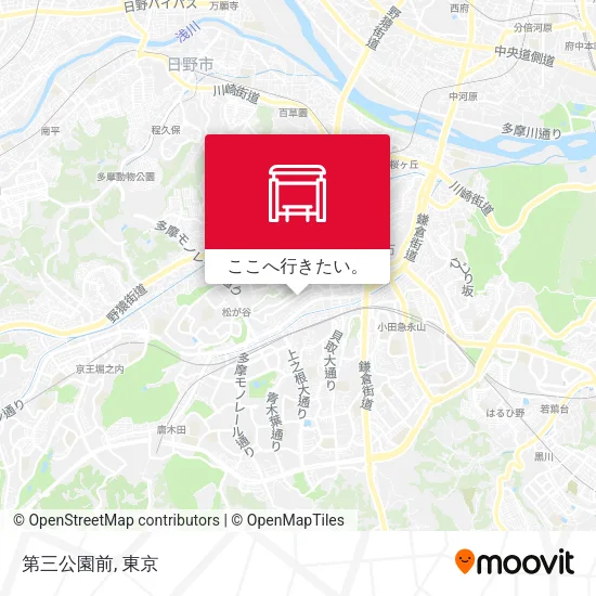 第三公園前地図