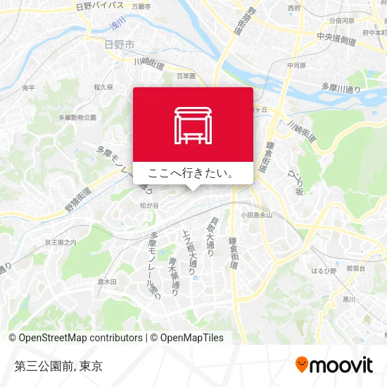 第三公園前地図