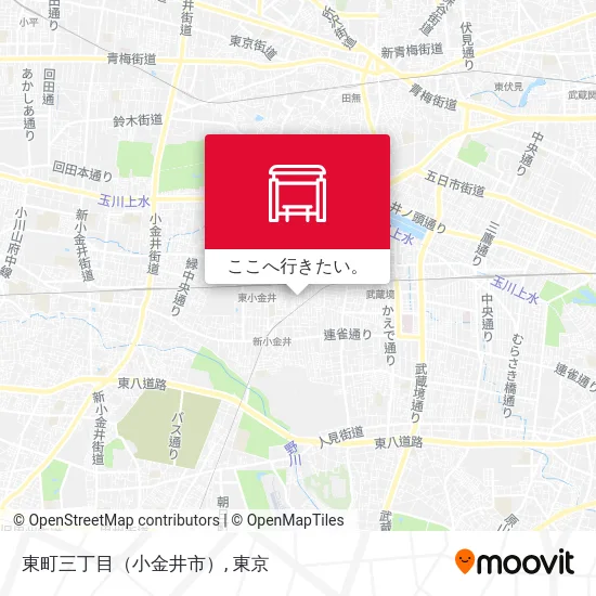 東町三丁目（小金井市）地図