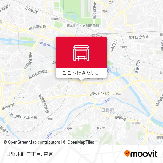 日野本町二丁目地図