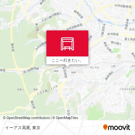 イーアス高尾地図