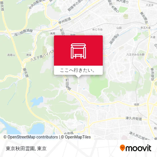 東京秋田霊園地図