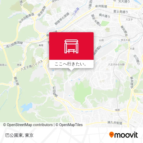 巴公園東地図