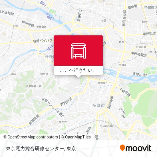 東京電力総合研修センター地図