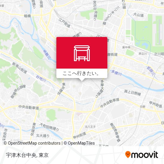 宇津木台中央地図