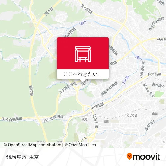 鍛冶屋敷地図
