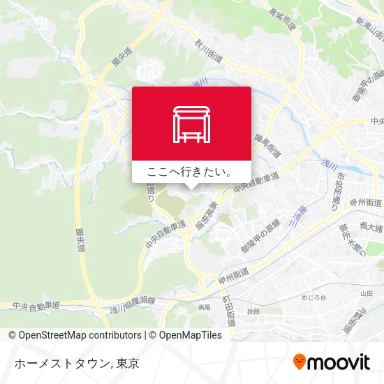 ホーメストタウン地図