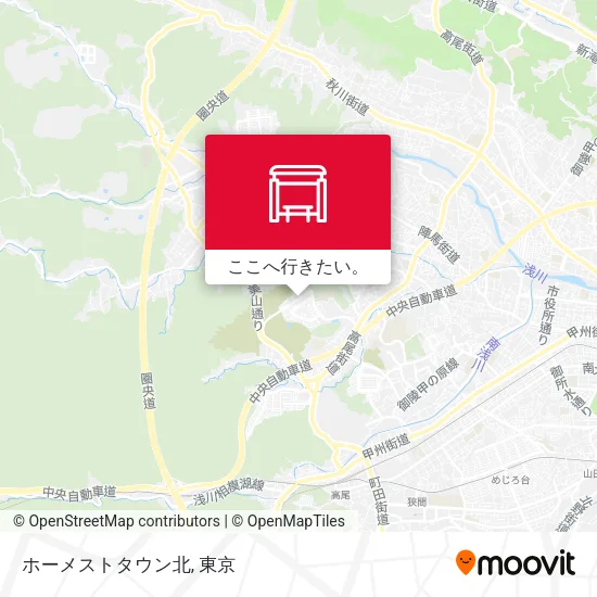 ホーメストタウン北地図