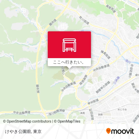 けやき公園前地図