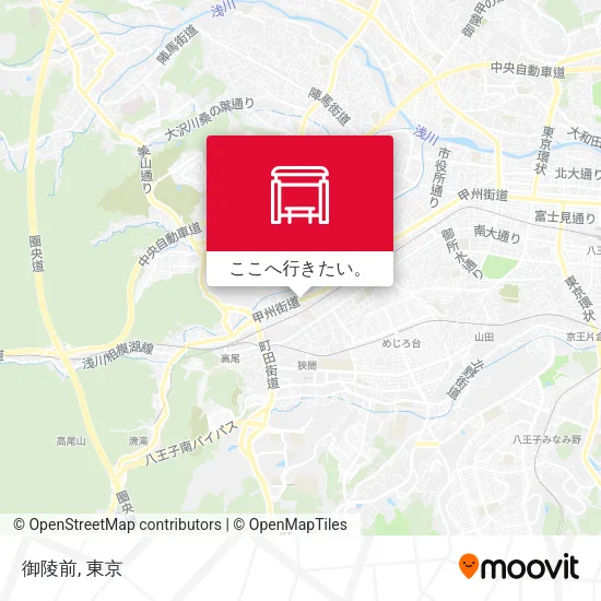 御陵前地図