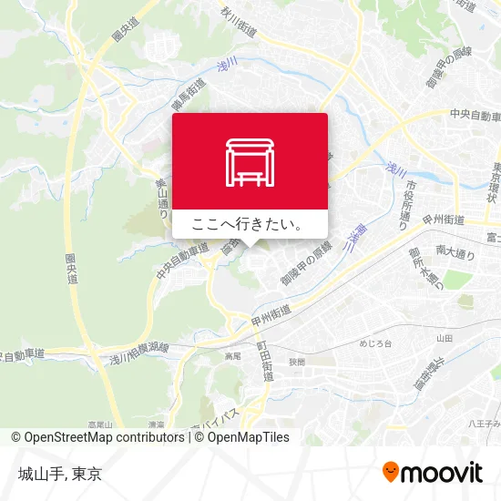 城山手地図