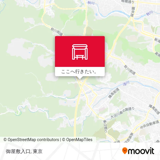 御屋敷入口地図