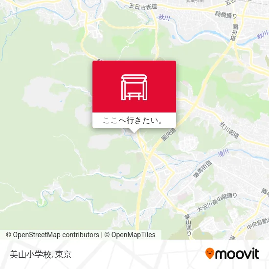 美山小学校地図