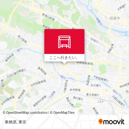 東楢原地図