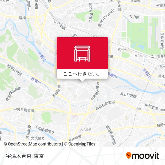 宇津木台東地図
