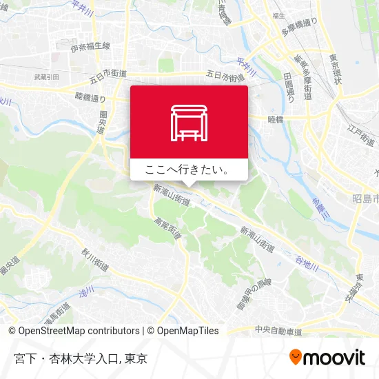 宮下・杏林大学入口地図